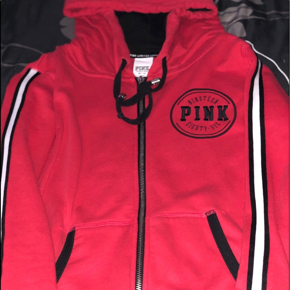 PINK zip hoodie